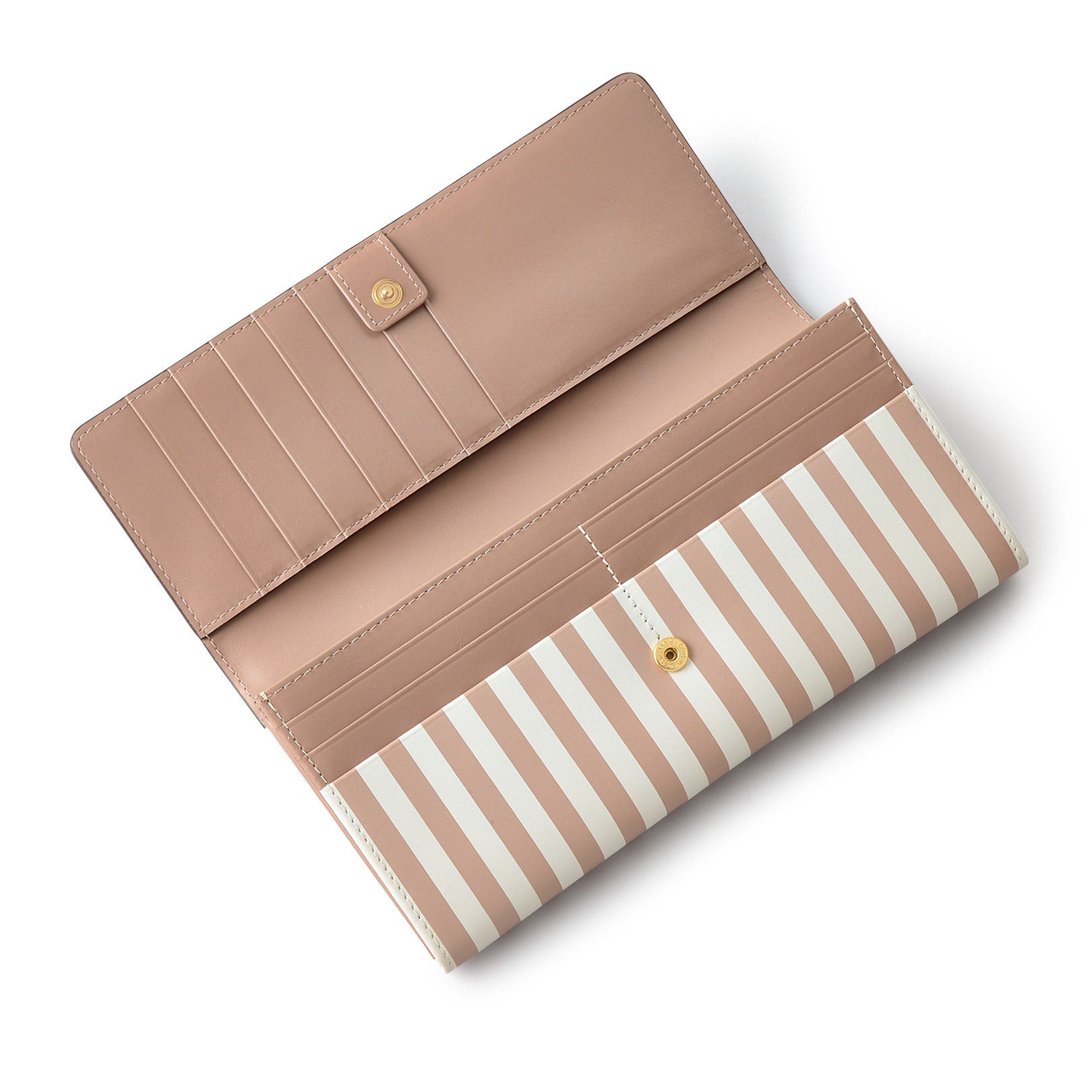 Heritage Dog Outline Leather Large Flapover Wallet in Silt - S1966266