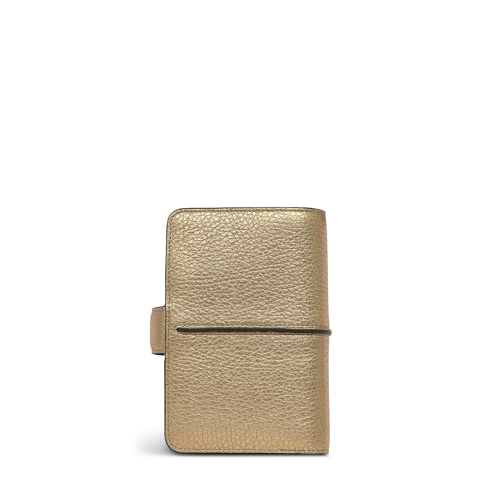 Hillgate Leather Medium Bifold Wallet in Icy Gold - S1975717