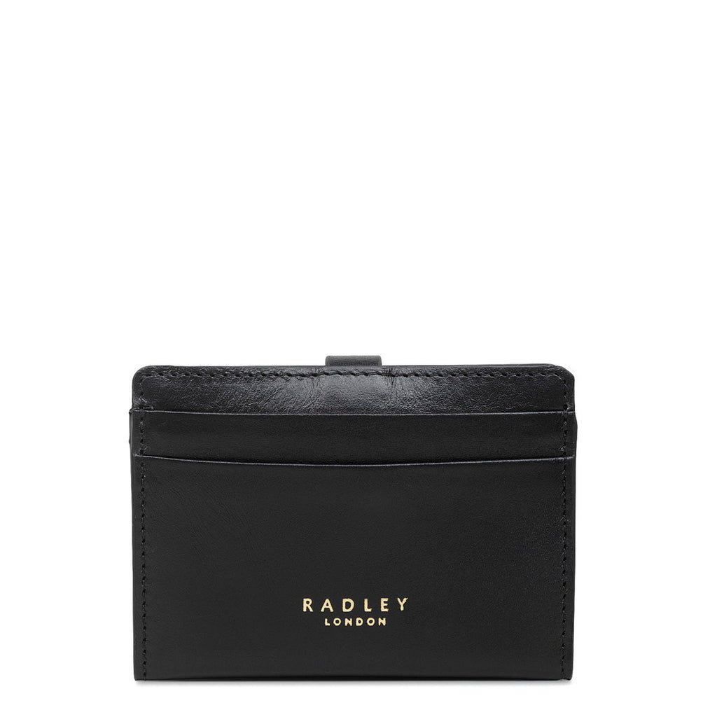 Newick Road Leather Small Card Holder in Black - S1983001