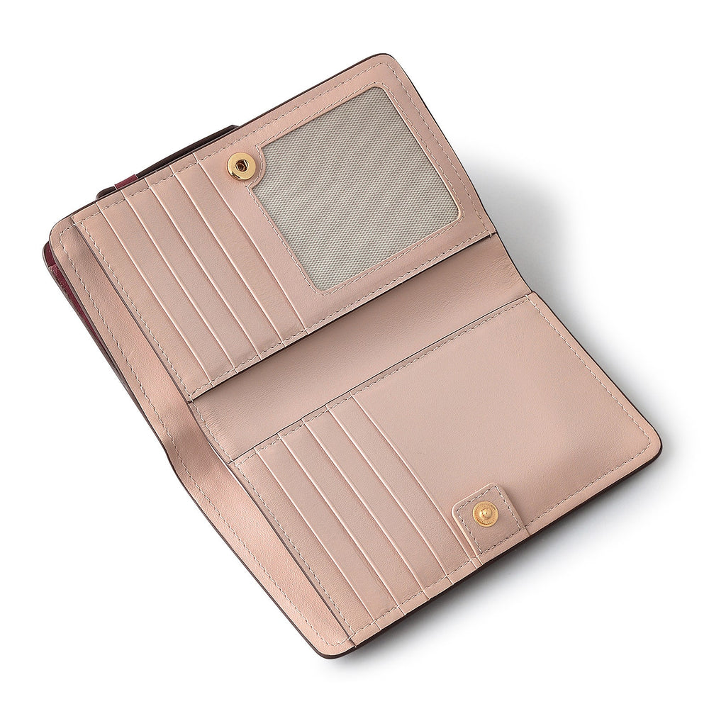 Heritage Radley Leather Medium Bifold Wallet in Merlot - S2344603