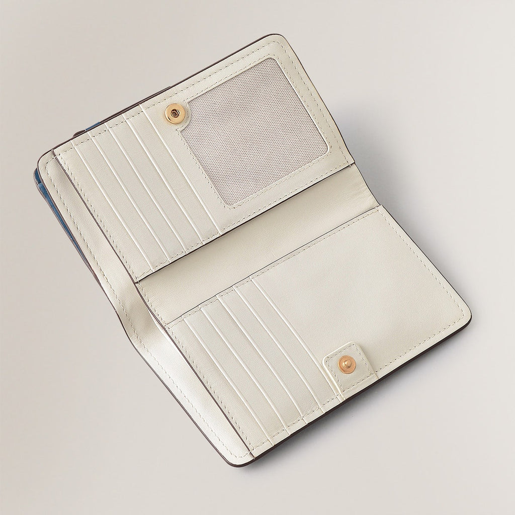 Heritage Radley Leather Medium Bifold Wallet in Deepsea - S2345405