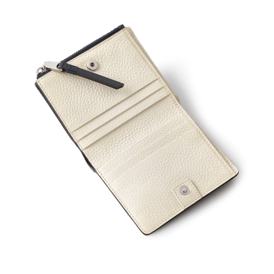 Liverpool Lane Leather Small Bifold Wallet in Ink - S2362401