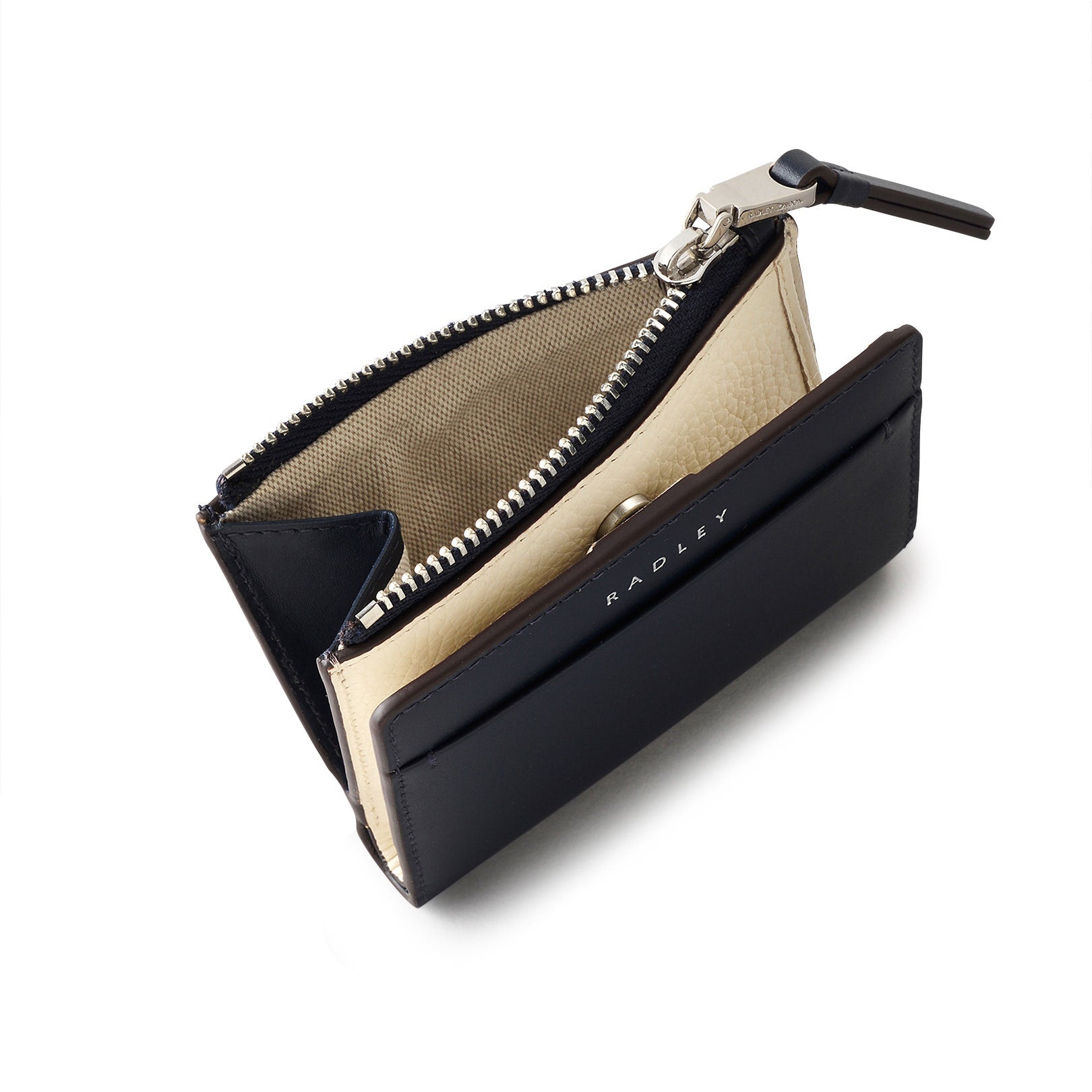 Liverpool Lane Leather Small Bifold Wallet in Ink - S2362401