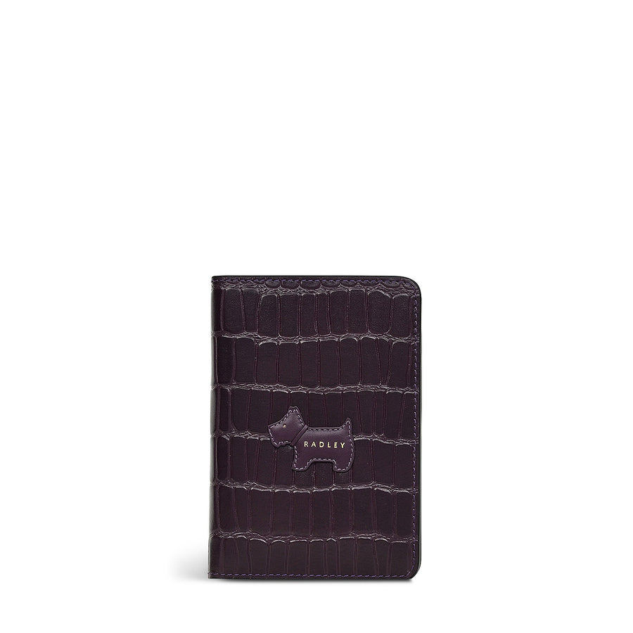 Eltham Mews Leather Boxed Passport Cover & Luggage Tag in Imperial - S2410543