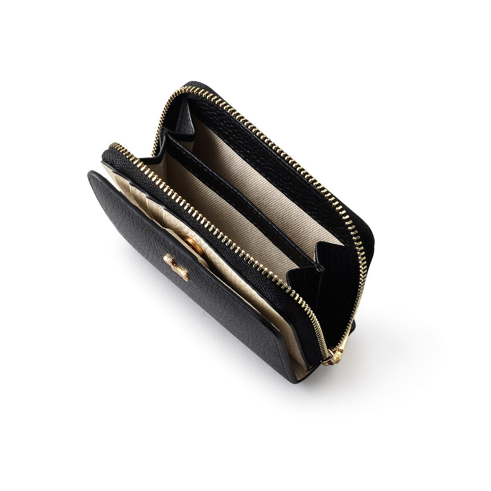 BERNERS MEWS SMALL ZIP AROUND Wallet BLACK