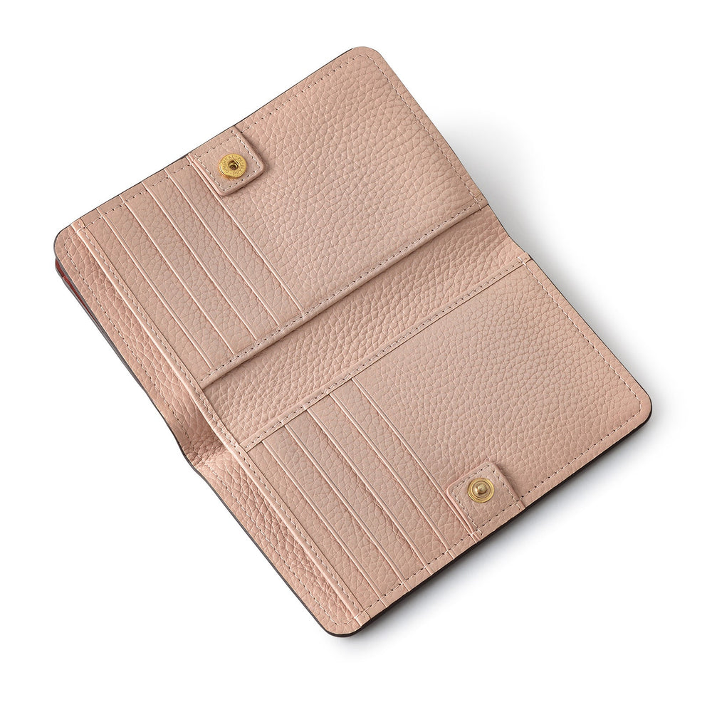 Linear Bloom Leather Medium Bifold Wallet in Rust - S2440939