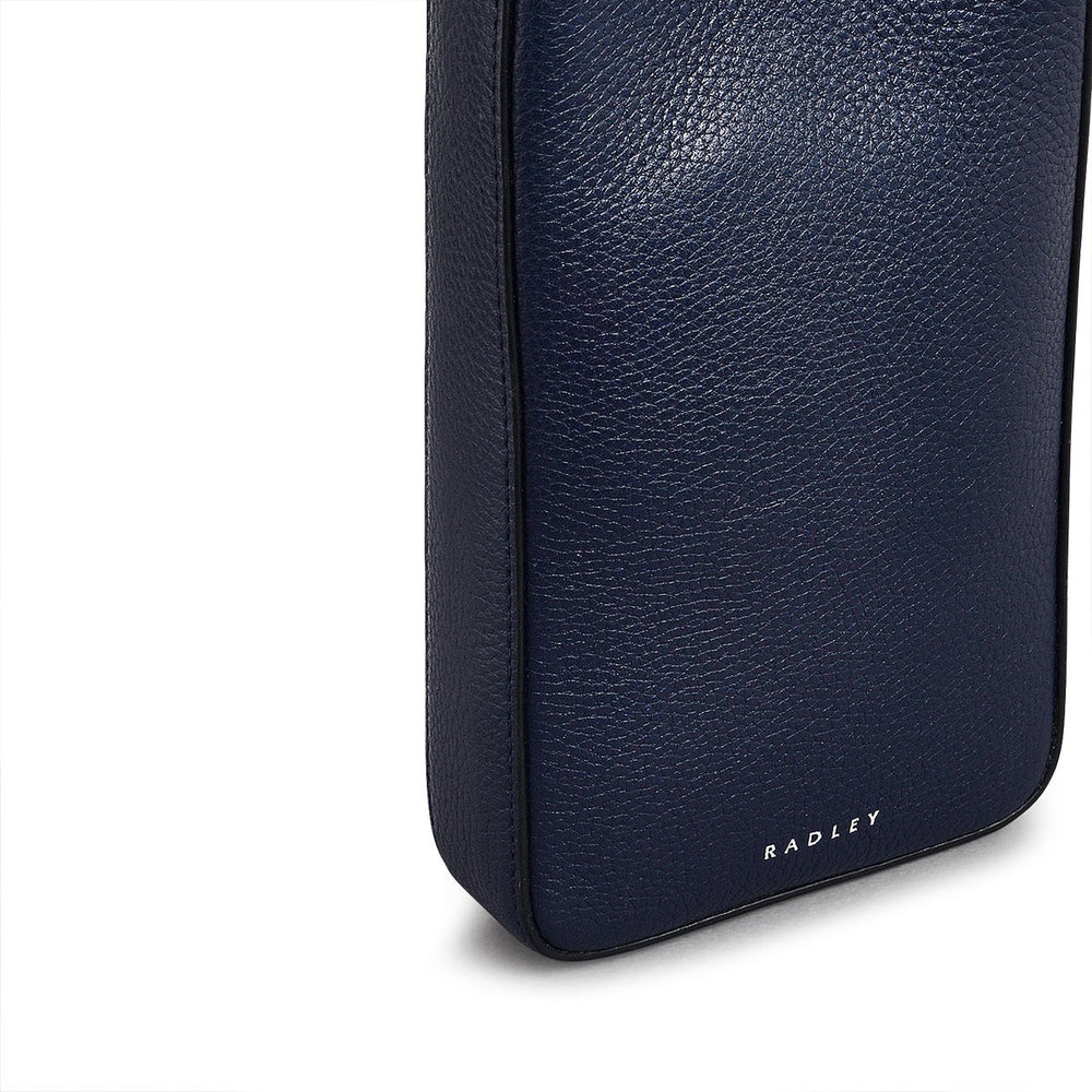 Eastney Street Leather Medium Phone Crossbody in Ink - S2445401