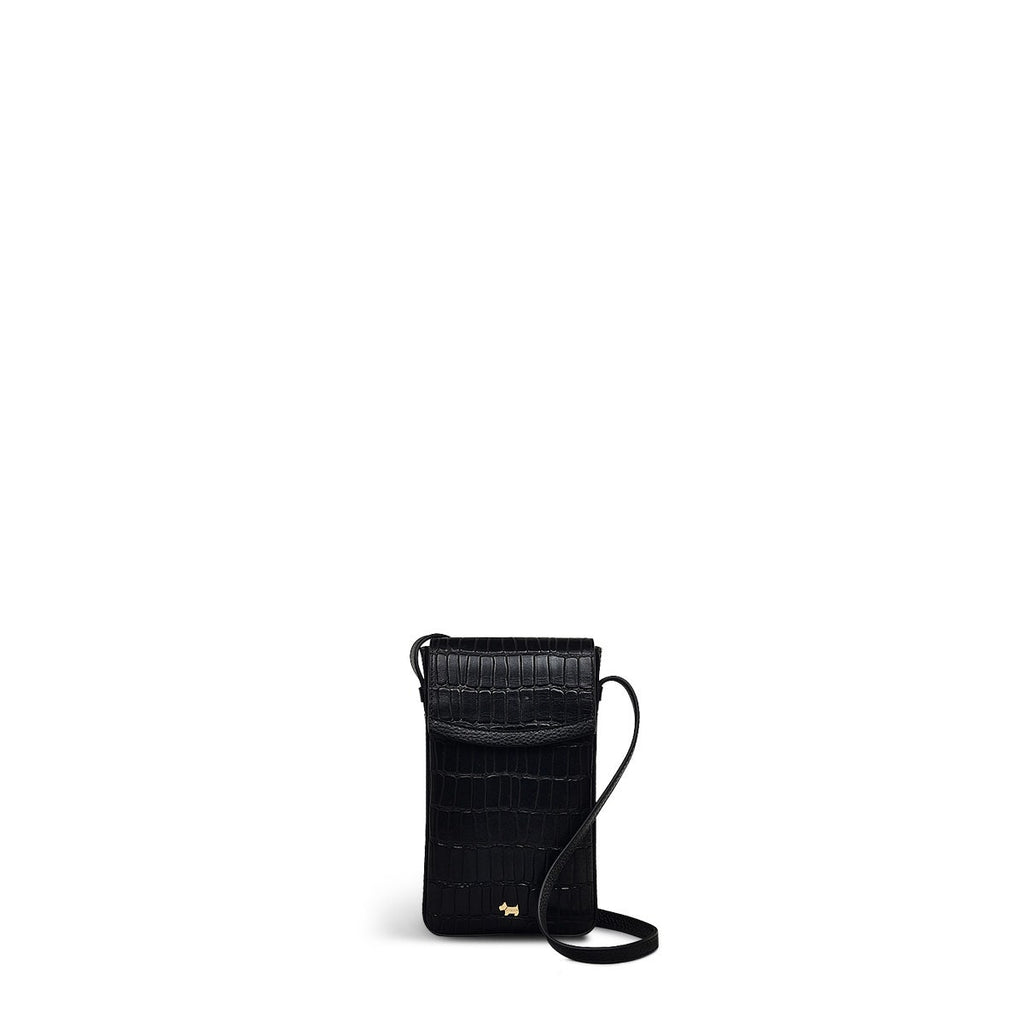 Bridgewater 2.0 Leather Medium Phone Crossbody in Black - S2460209