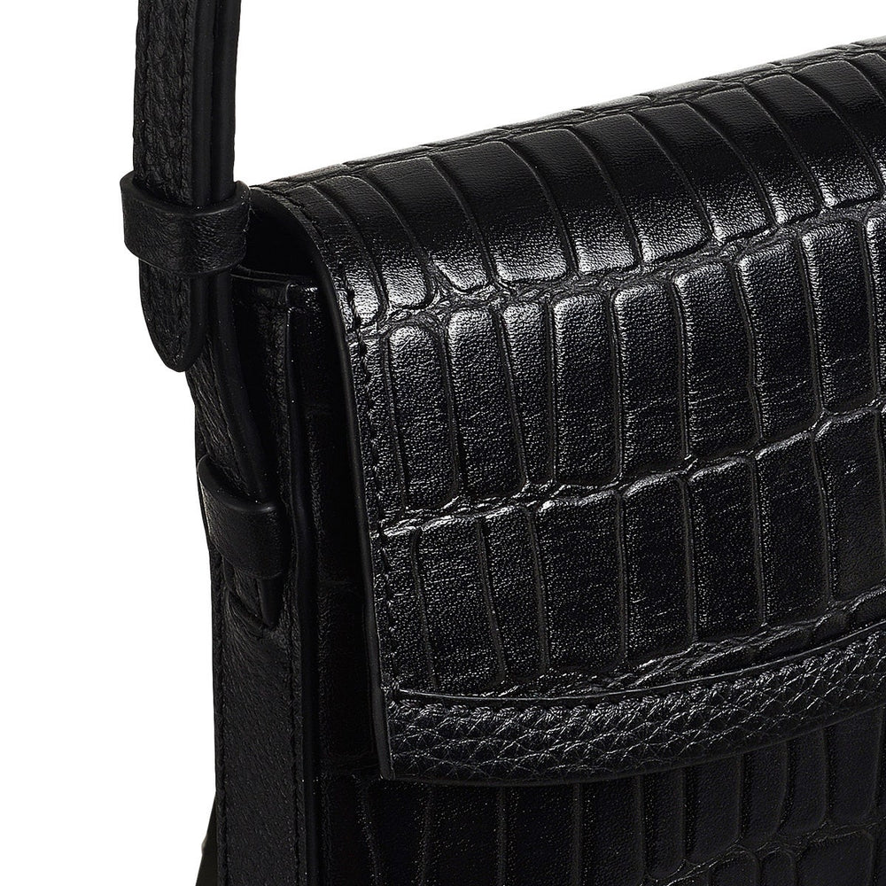 Bridgewater 2.0 Leather Medium Phone Crossbody in Black - S2460209