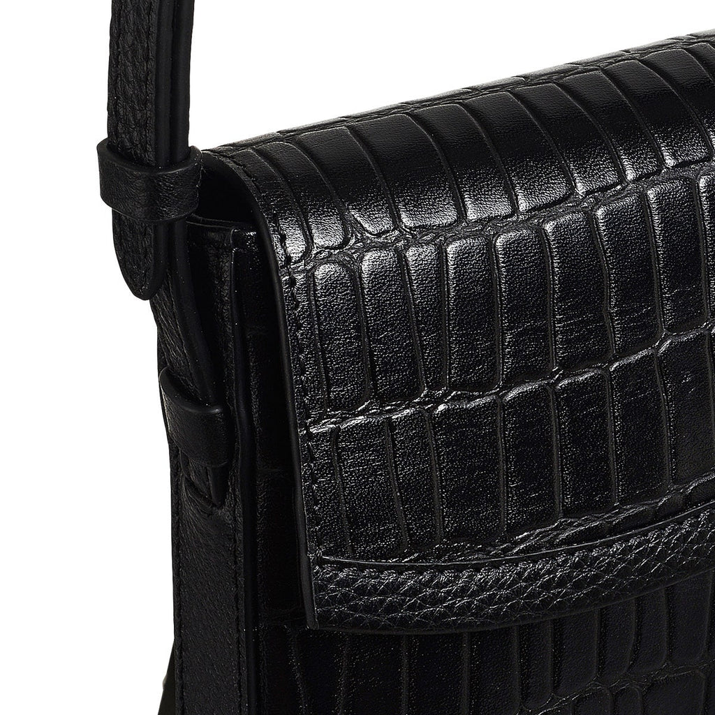 Bridgewater 2.0 Leather Medium Phone Crossbody in Black - S2460209