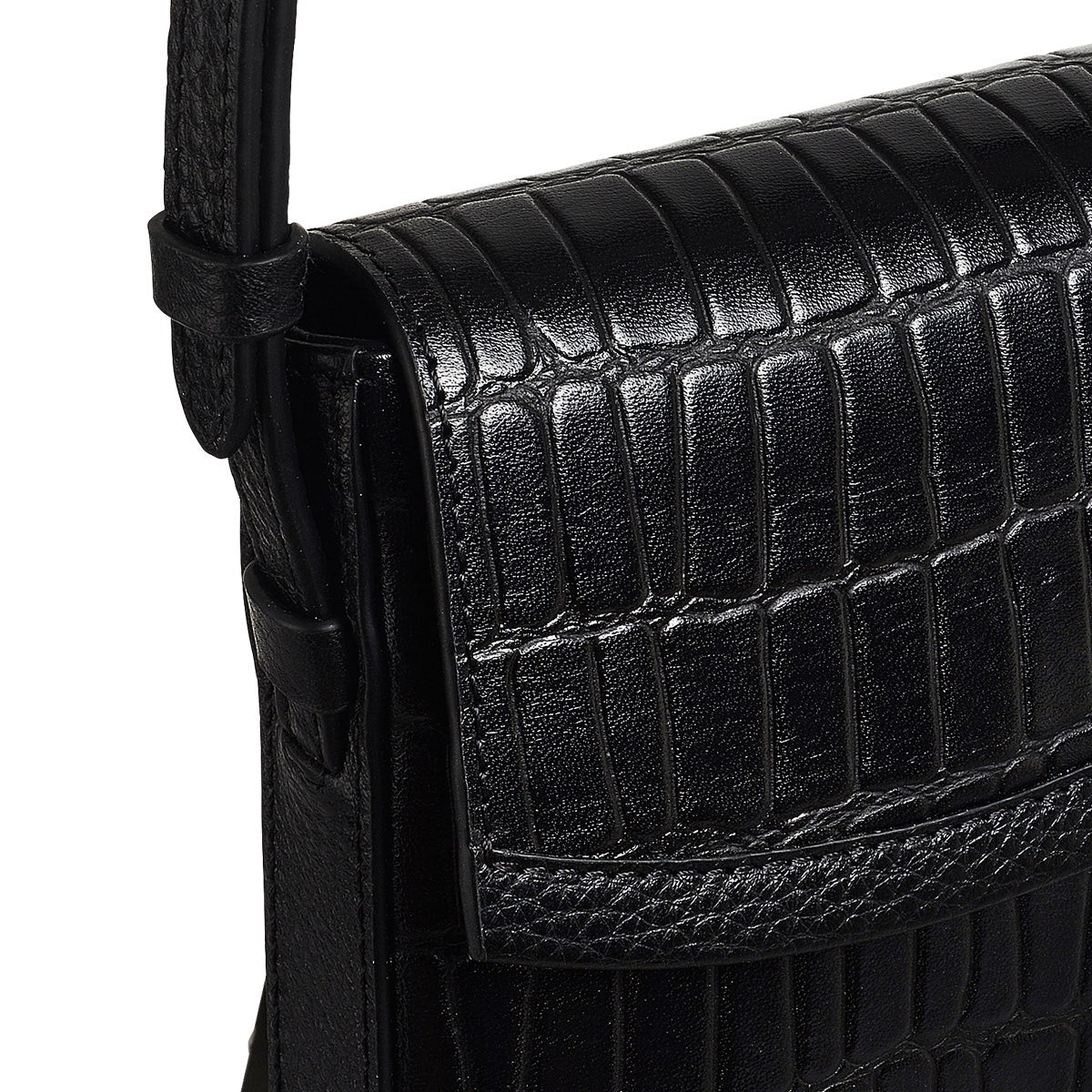 Bridgewater 2.0 Leather Medium Phone Crossbody in Black - S2460209