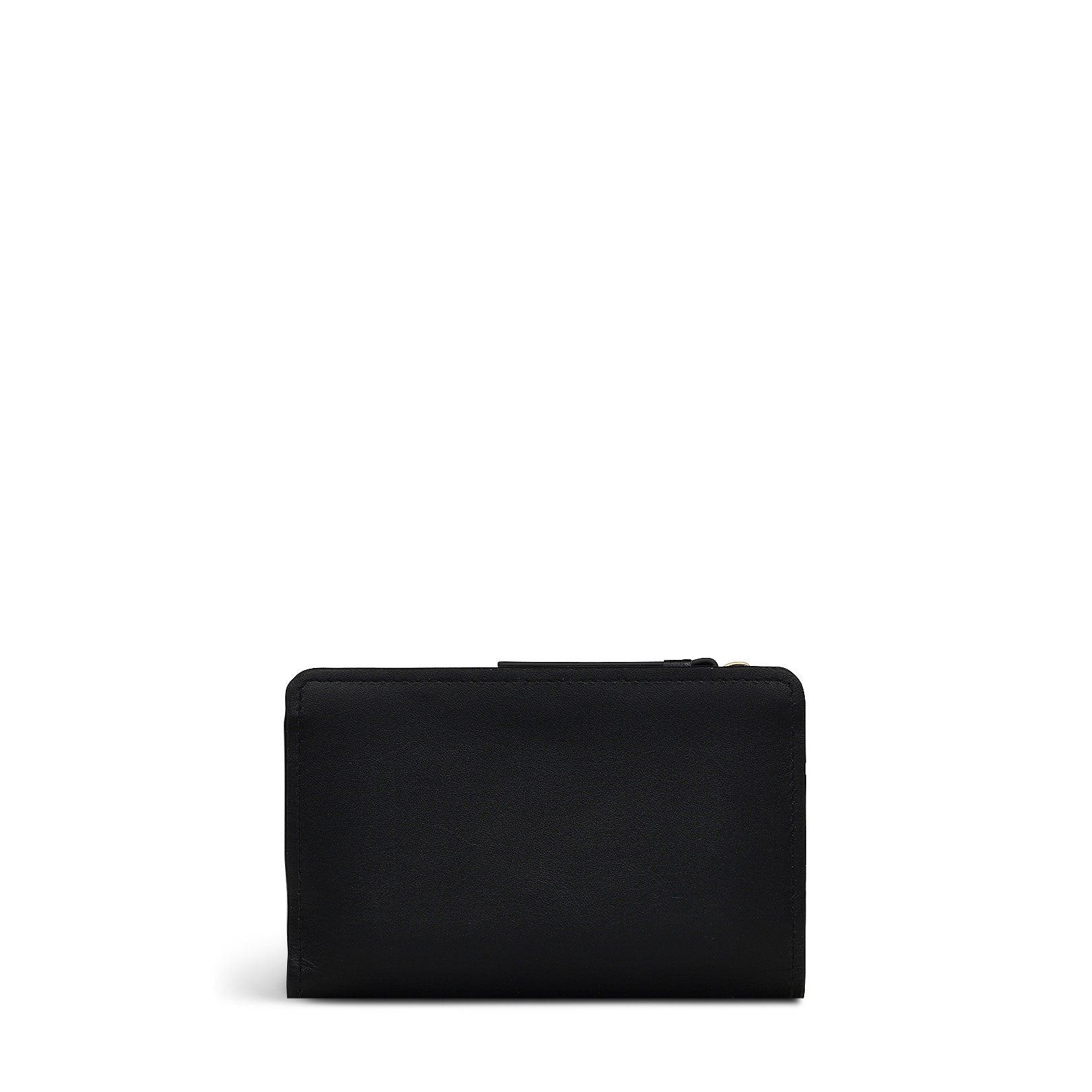 Linear Bloom Leather Medium Bifold Wallet in Dark Oak - S2438209