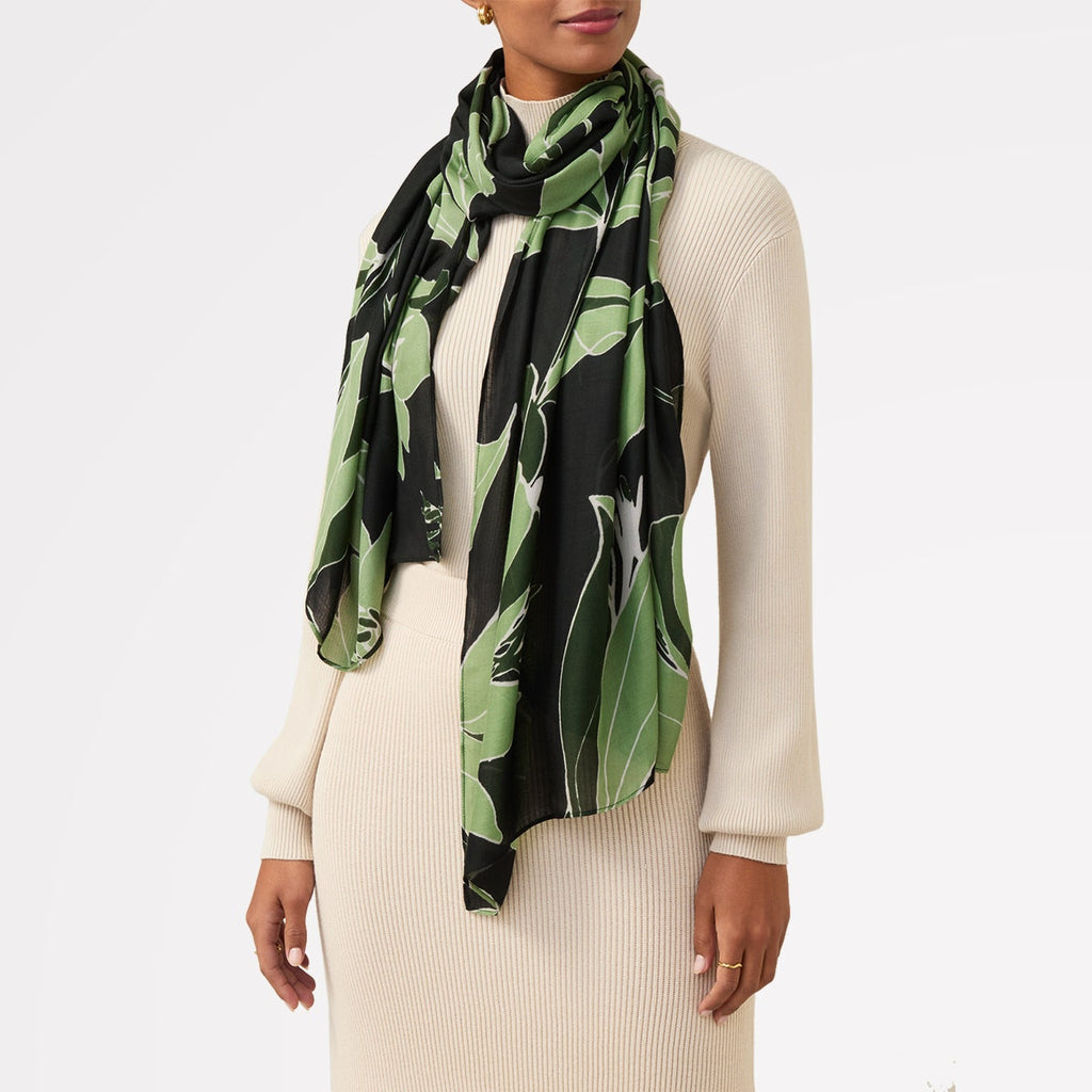 Radley Floral Fabric Scarf in Black - S2511001