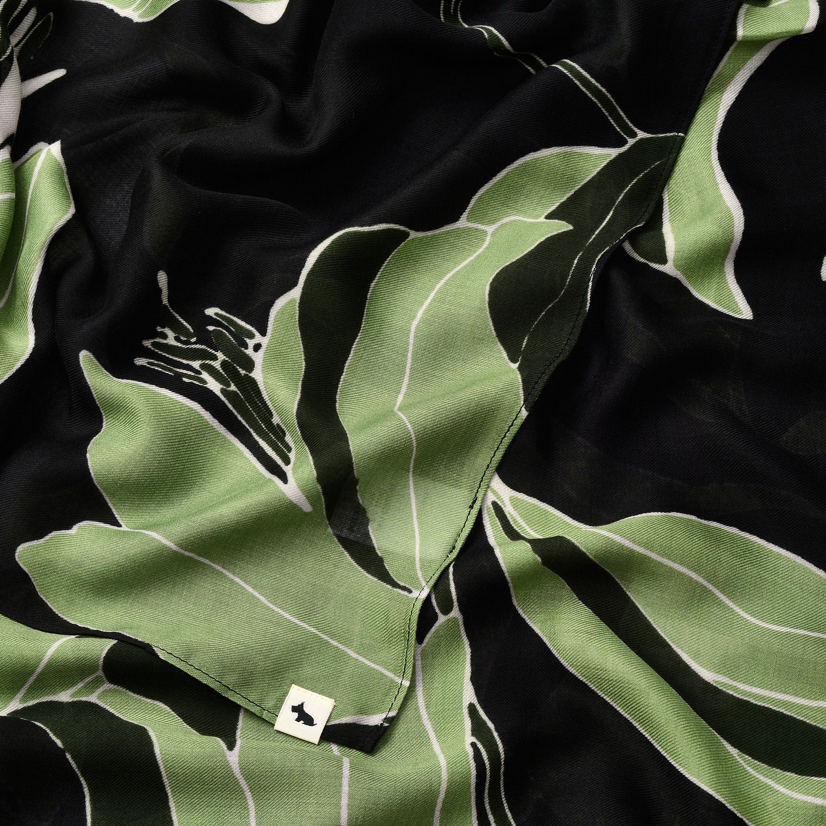 Radley Floral Fabric Scarf in Black - S2511001