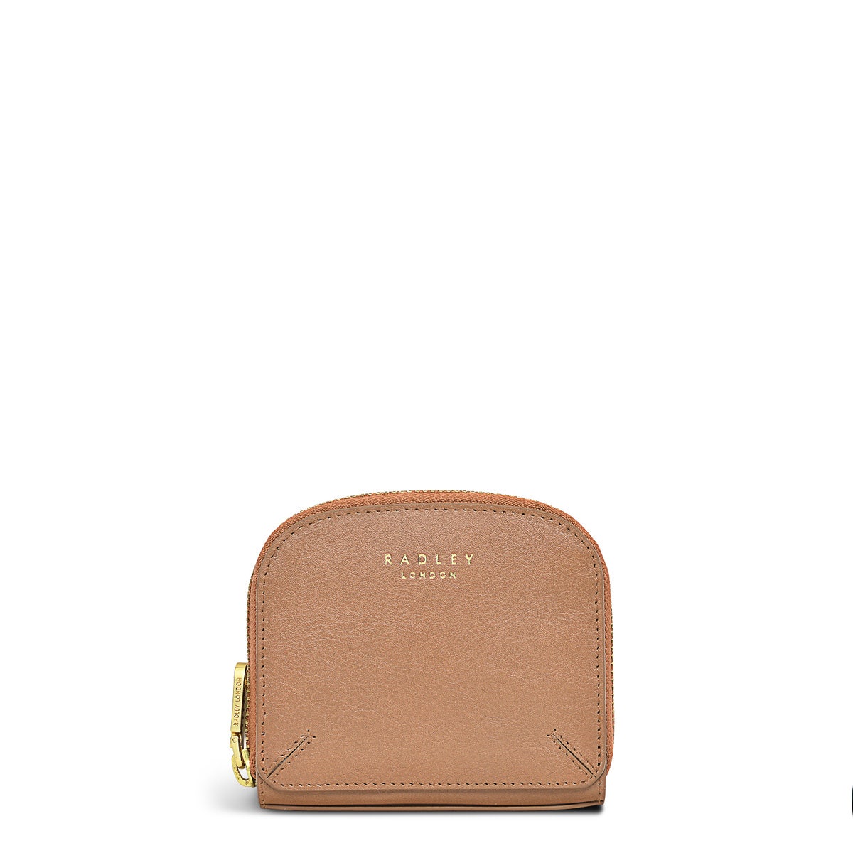 Dukes Place Leather Medium Zip Around Wallet in Dark Butter - S5971260