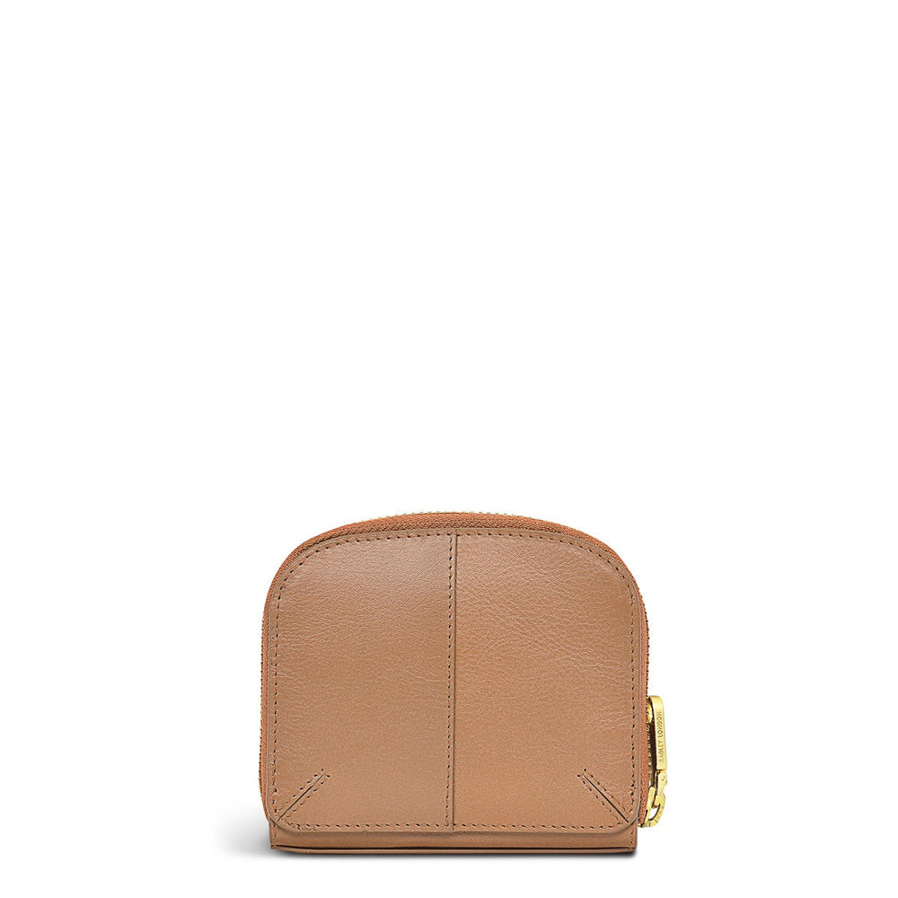Dukes Place Leather Medium Zip Around Wallet in Dark Butter - S5971260