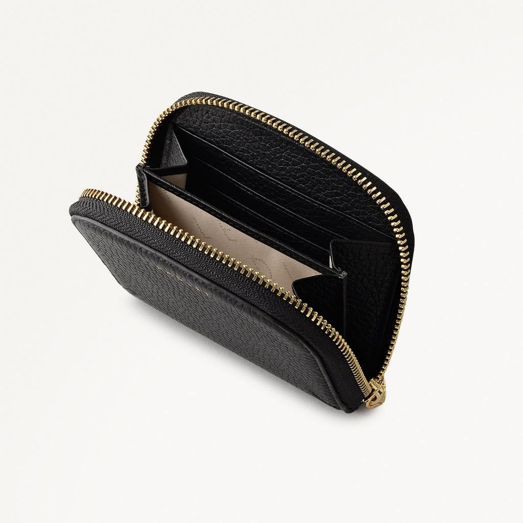 Dukes Place Leather Medium Zip Around Wallet in Black - S5979001