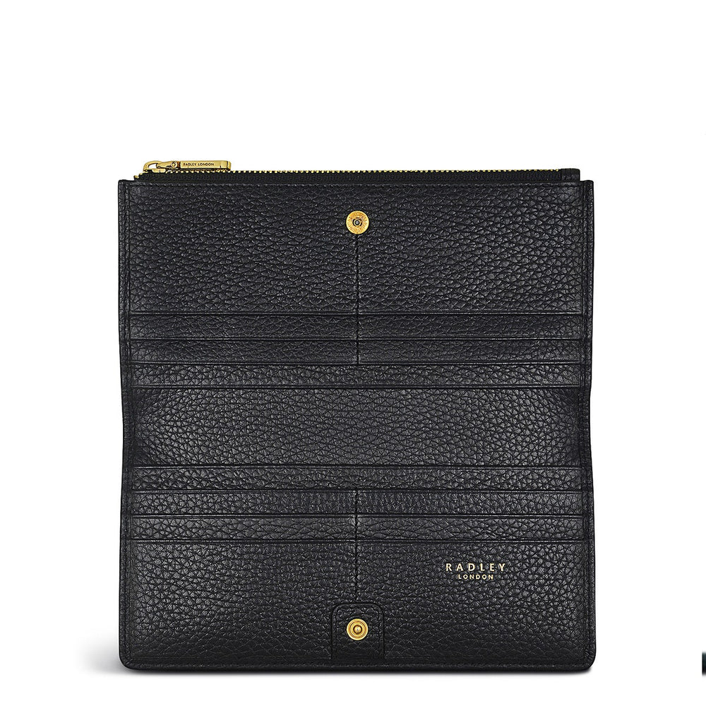 Wood Street 2.0 Leather Large Bifold Wallet in Black - S5985001