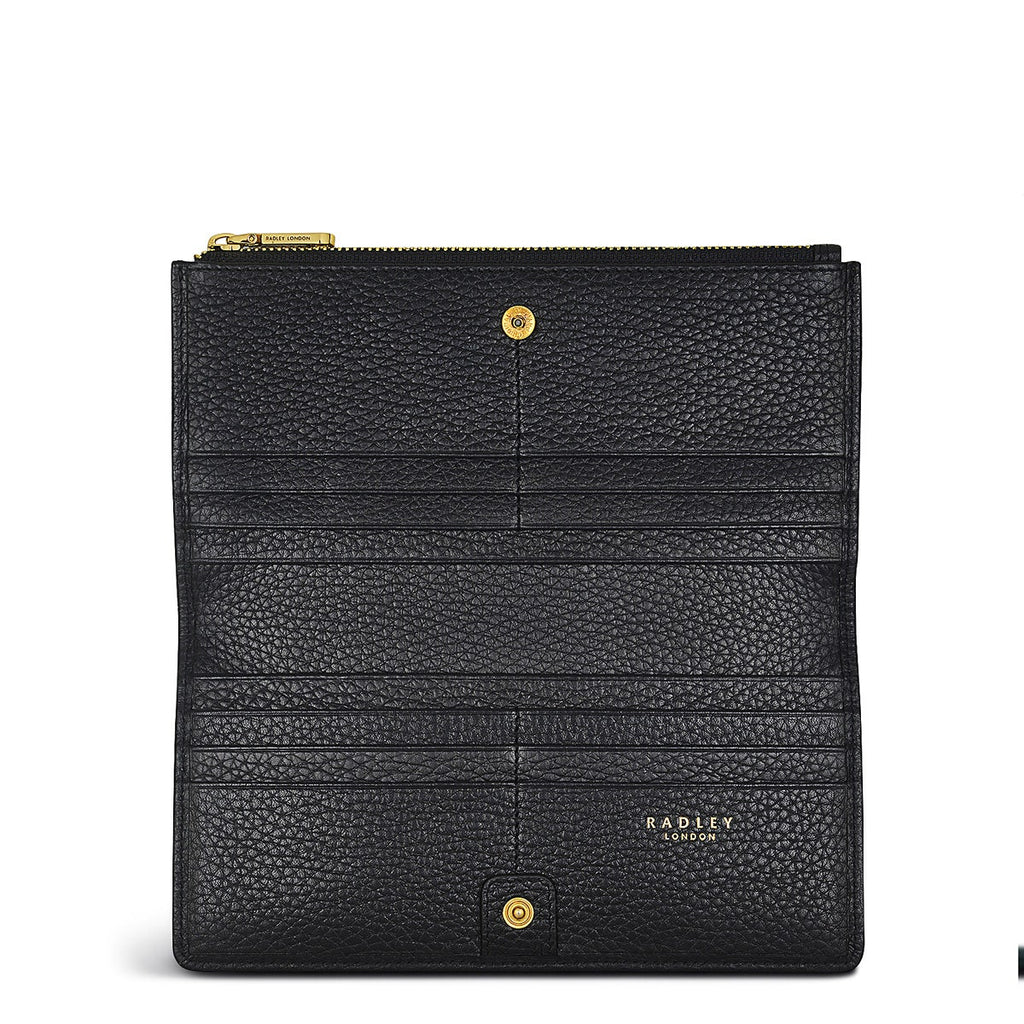Wood Street 2.0 Leather Large Bifold Wallet in Black - S5985001