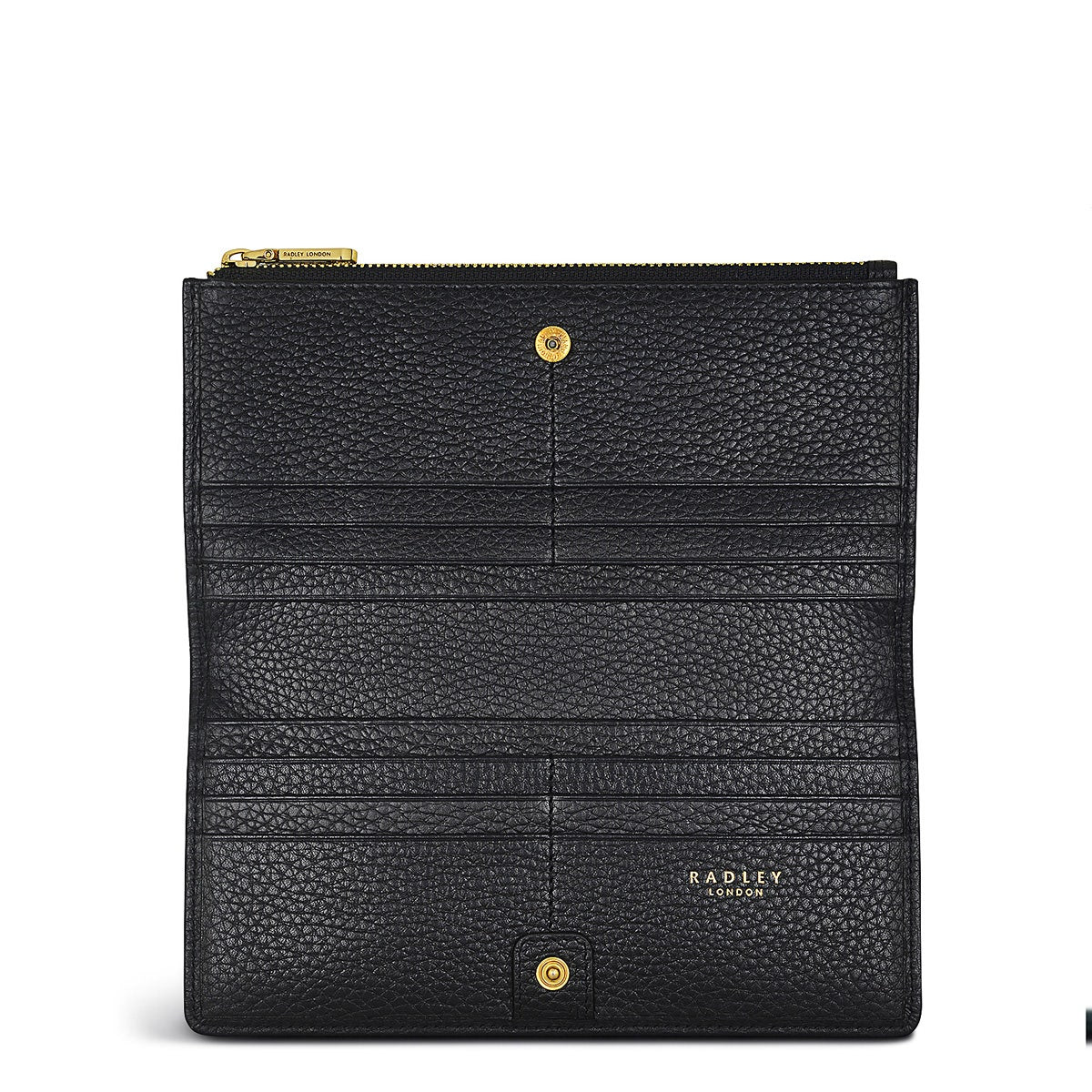 Wood Street 2.0 Leather Large Bifold Wallet in Black - S5985001