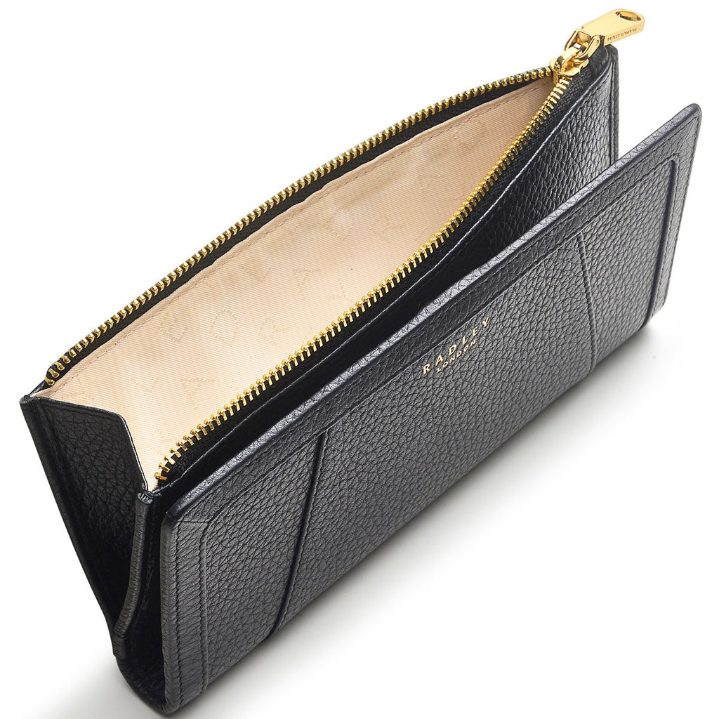 Wood Street 2.0 Leather Large Bifold Wallet in Black - S5985001