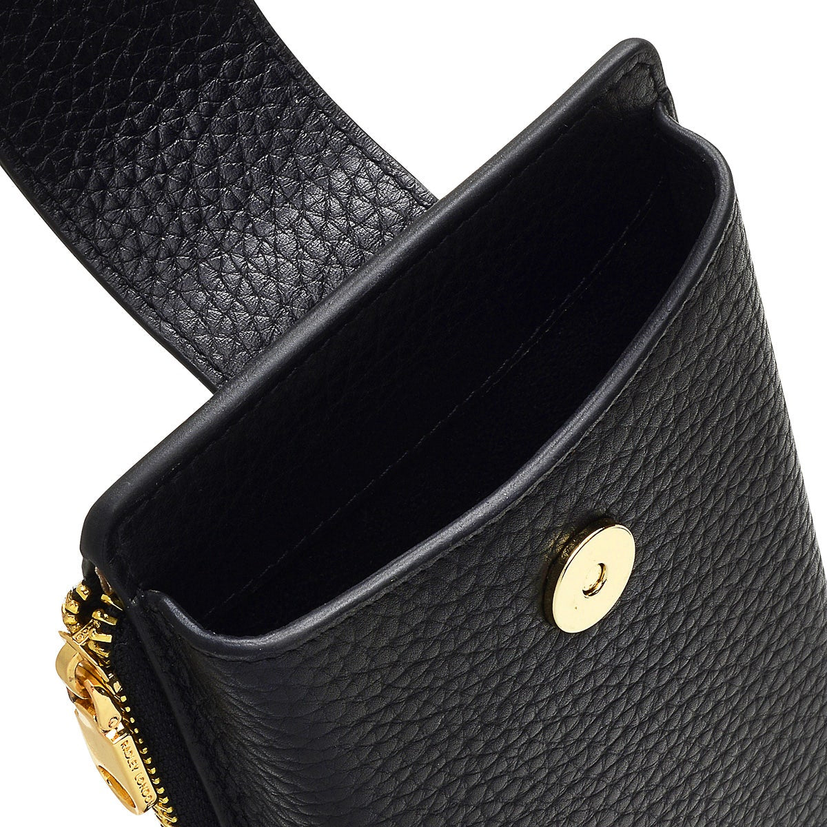 Hillcrest Leather Large Phone Crossbody in Black - S6741001