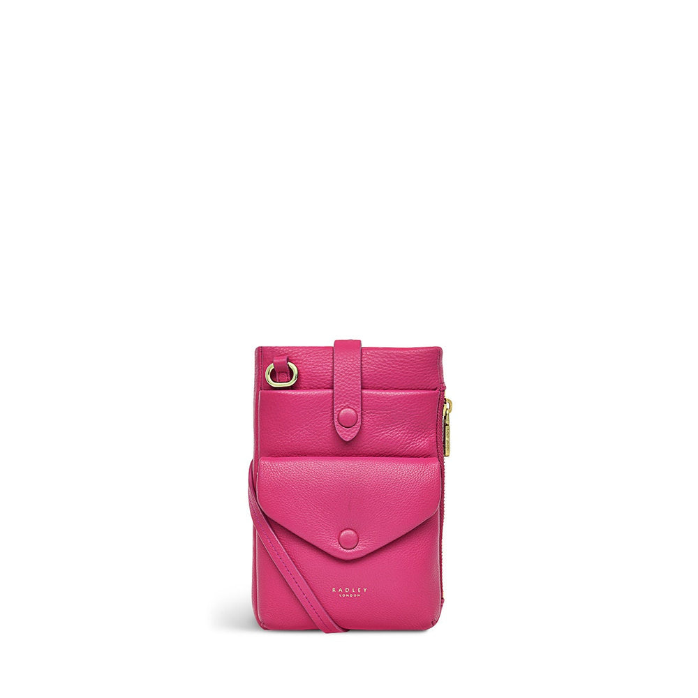 Mallow Street Leather Large Phone Cross Body in Cerise - S7931678