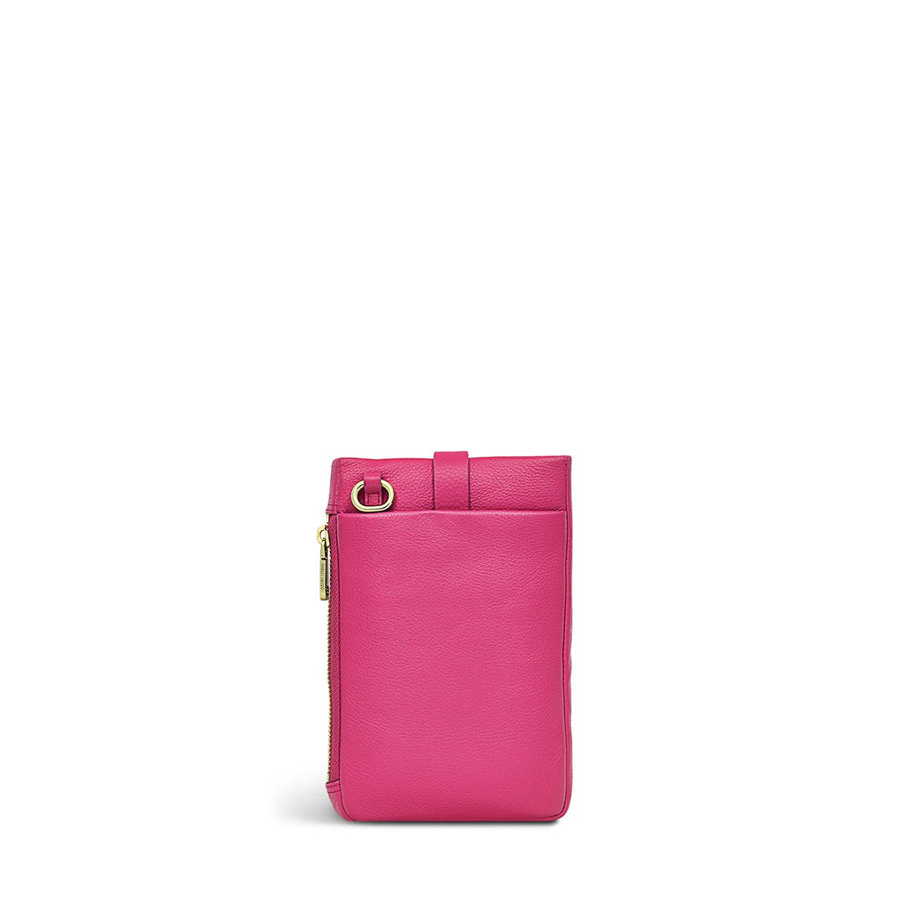 Mallow Street Leather Large Phone Cross Body in Cerise - S7931678