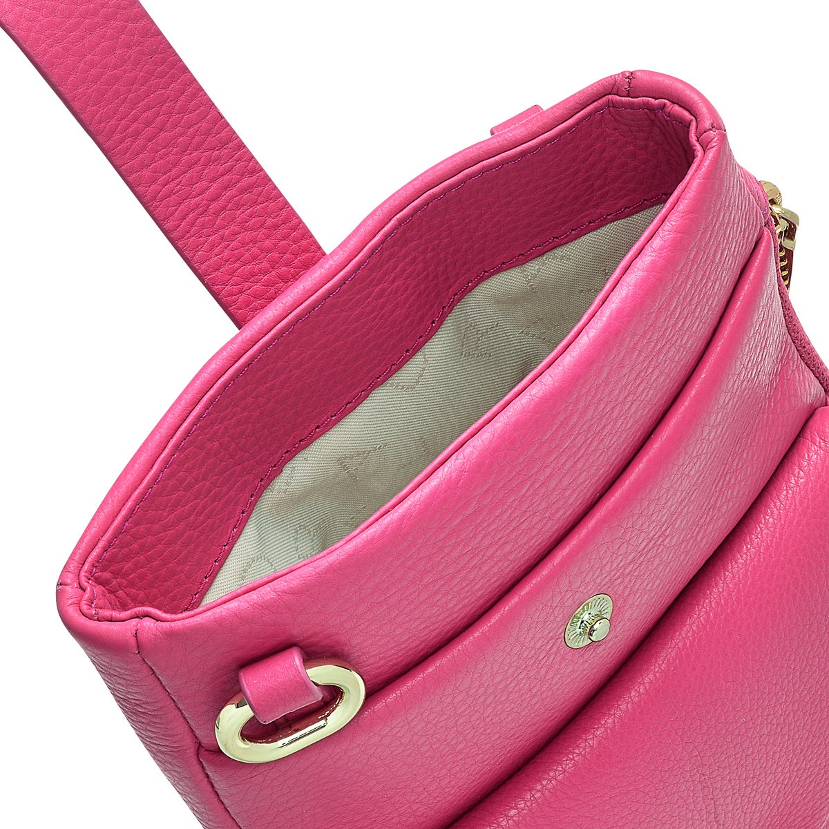 Mallow Street Leather Large Phone Cross Body in Cerise - S7931678