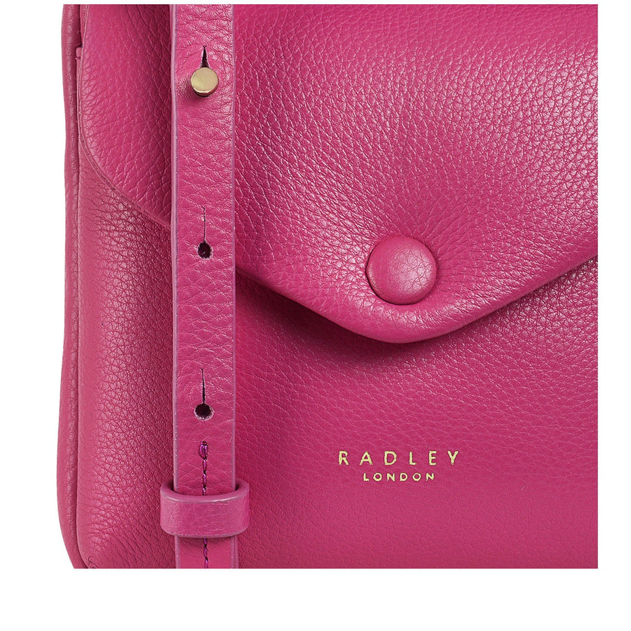 Mallow Street Leather Large Phone Cross Body in Cerise - S7931678