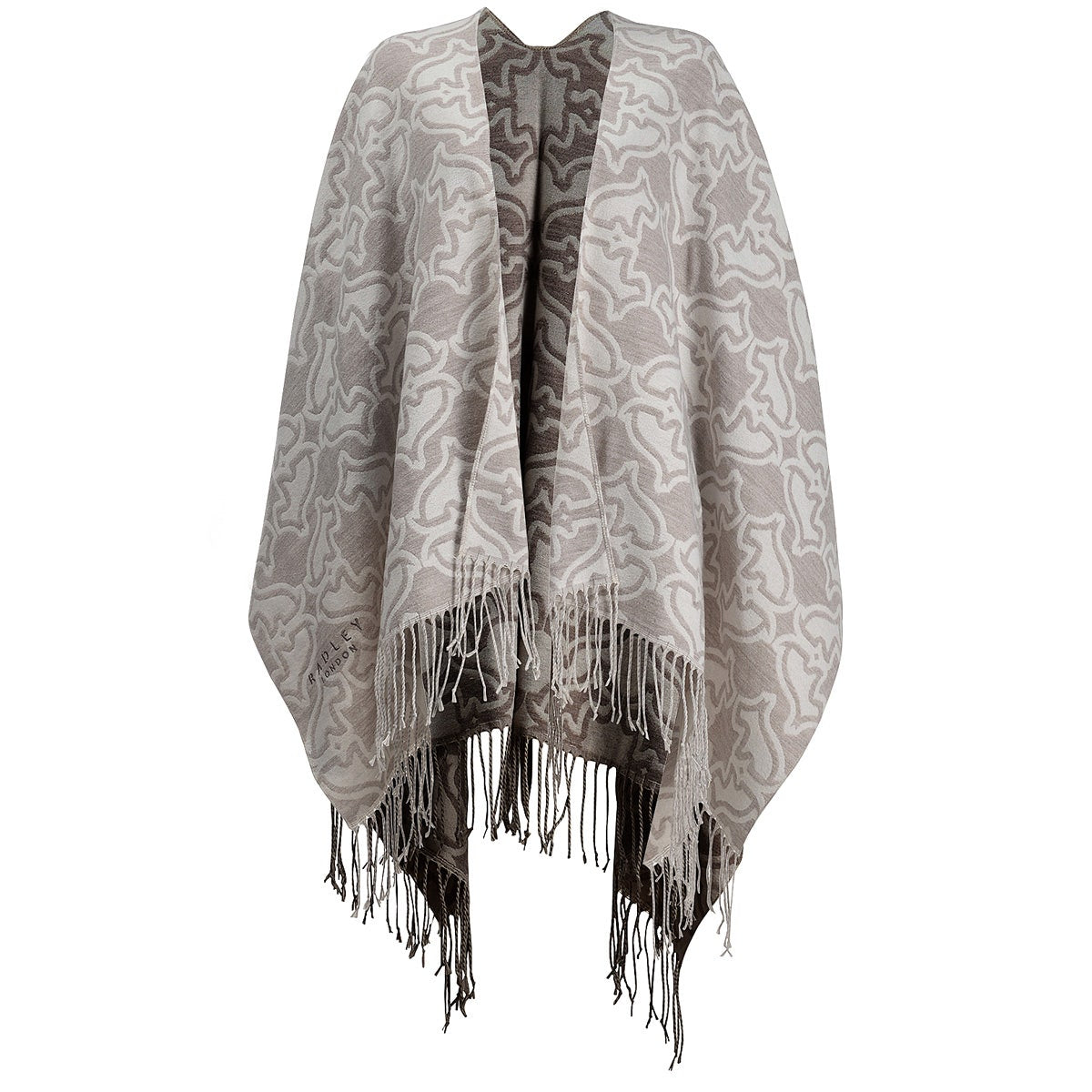 Heirloom Poncho in Oatmeal Marl - S8467272