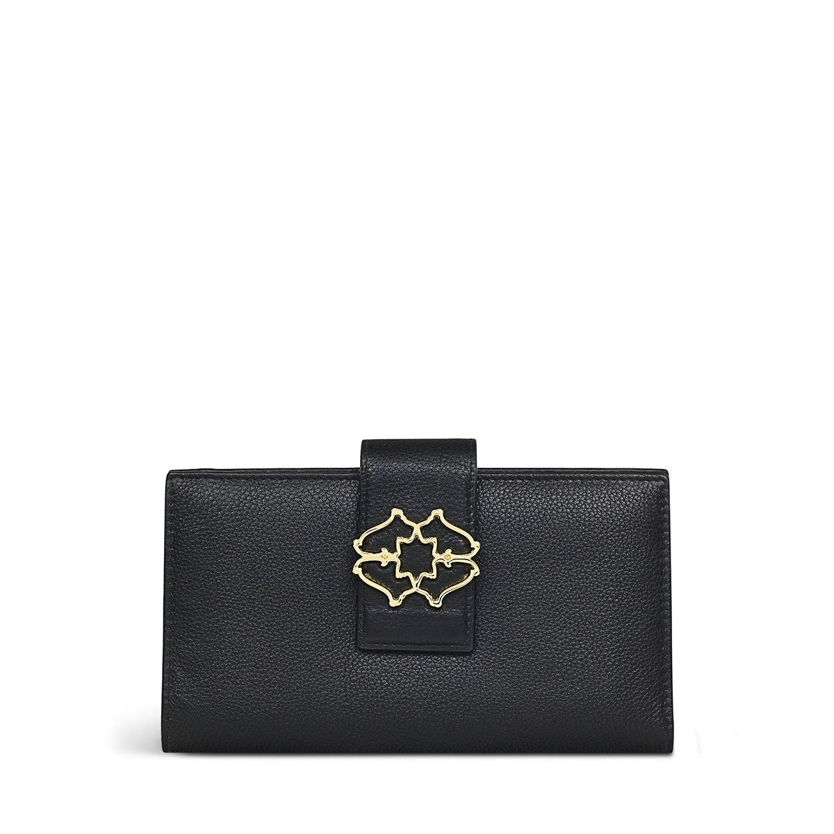Mill Road Leather Large Bifold Wallet in Black - S8911001