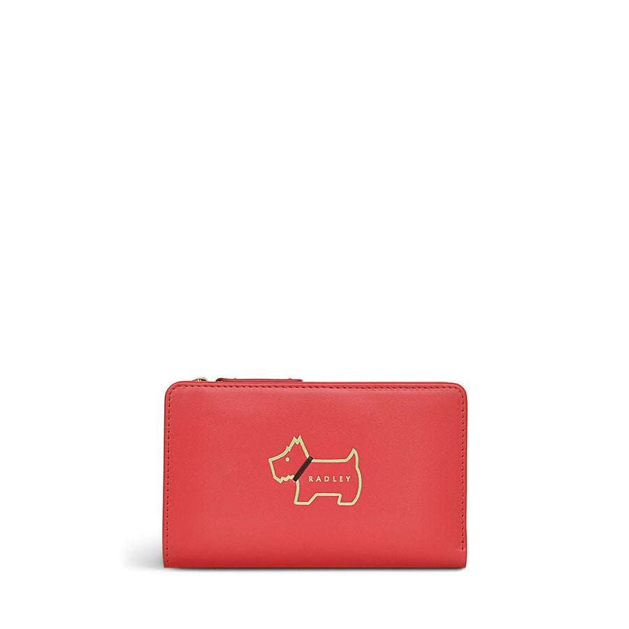 Heritage Dog Outline Medium Bifold Wallet - RSM10801