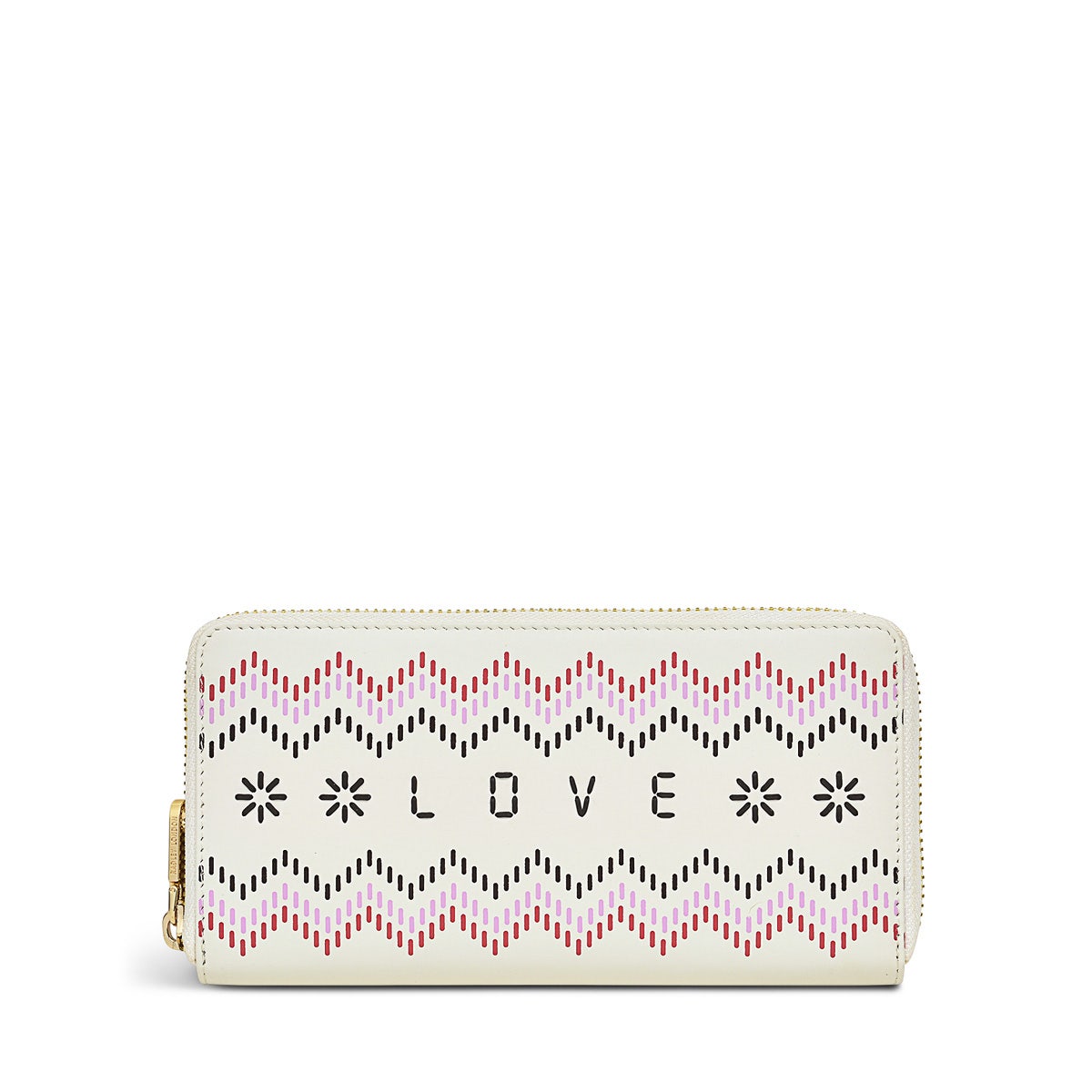 Radley Fair Isle Leather Large Zip Around Wallet in Chalk - S8946109