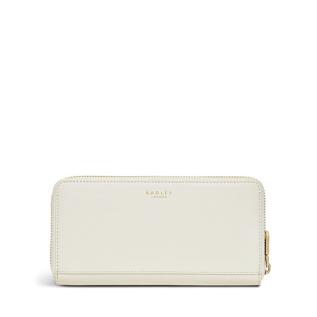 Radley Fair Isle Leather Large Zip Around Wallet in Chalk - S8946109