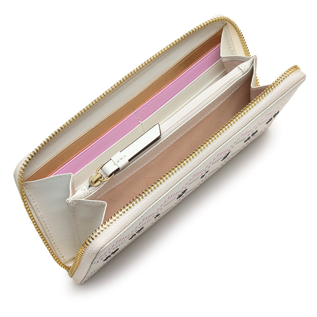 Radley Fair Isle Leather Large Zip Around Wallet in Chalk - S8946109