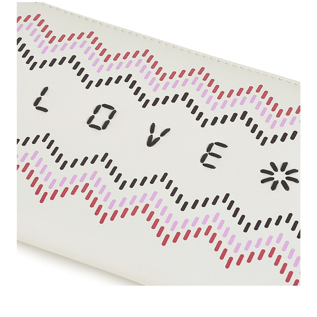 Radley Fair Isle Leather Large Zip Around Wallet in Chalk - S8946109