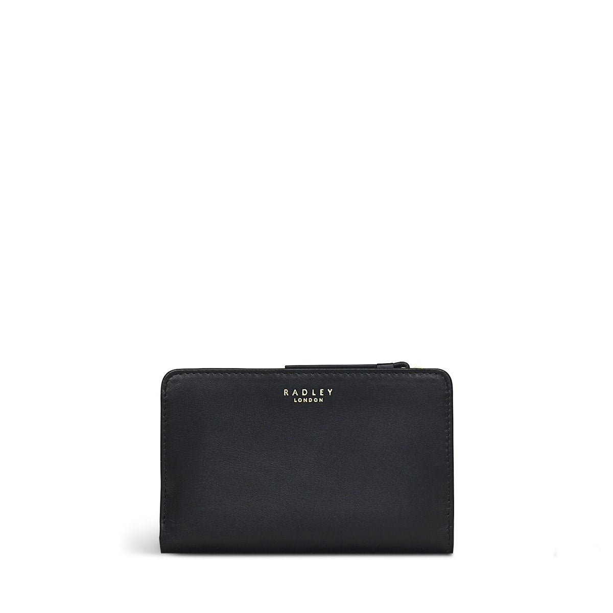Walkies Leather Medium Bifold Wallet in Black - S7368001