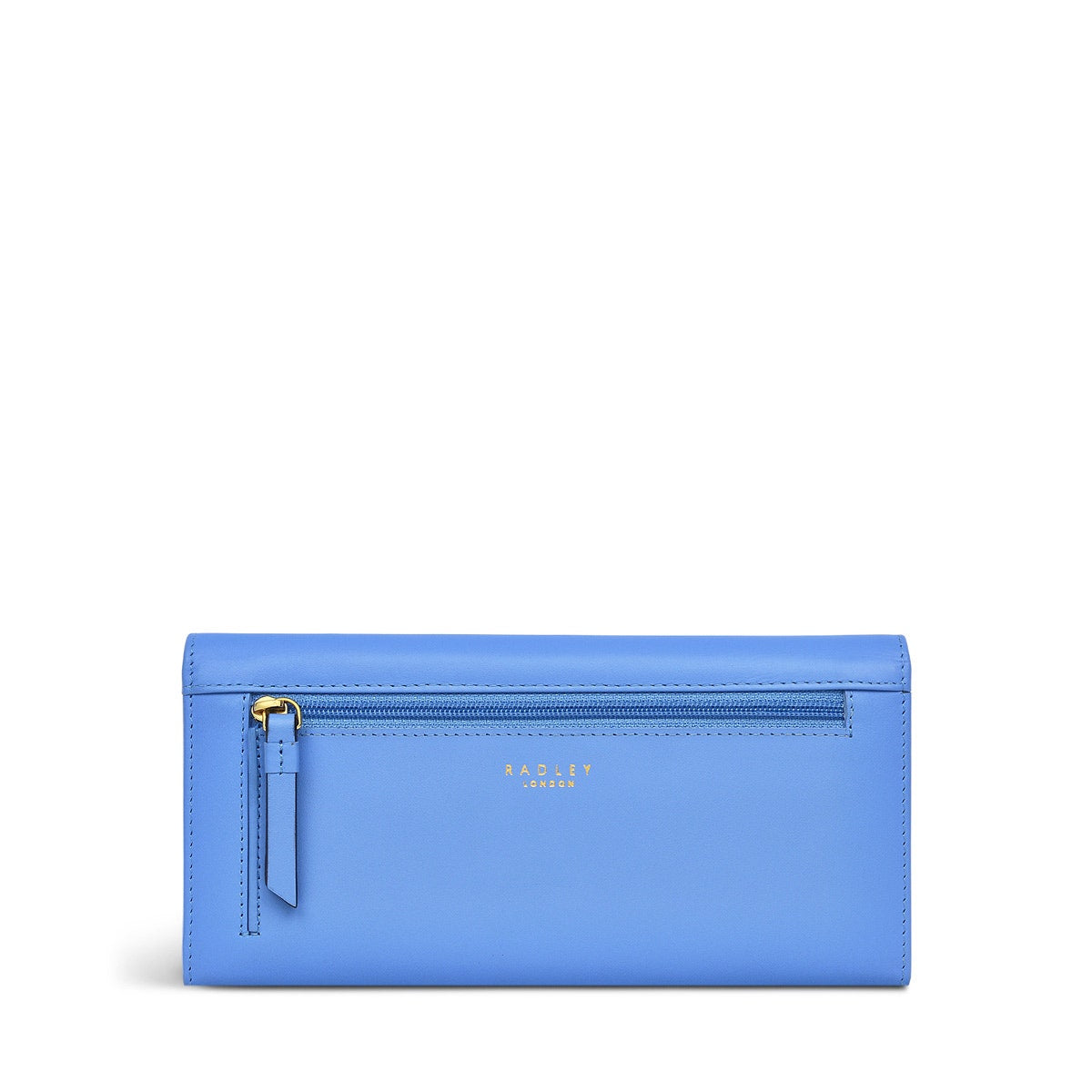 Happy & Smile Leather Large Flapover Wallet in Tranquil Blue - S9111495