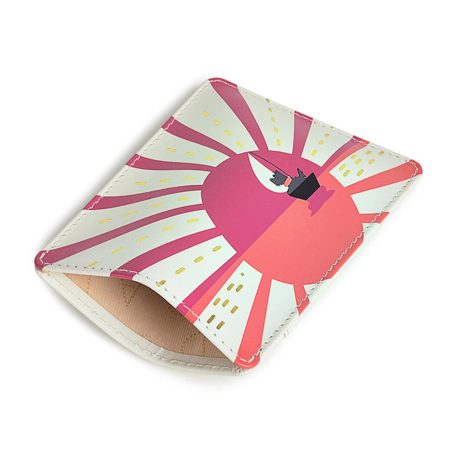 Sailing Into The Sun Leather Small Travel Cardholder in Chalk - S9296109