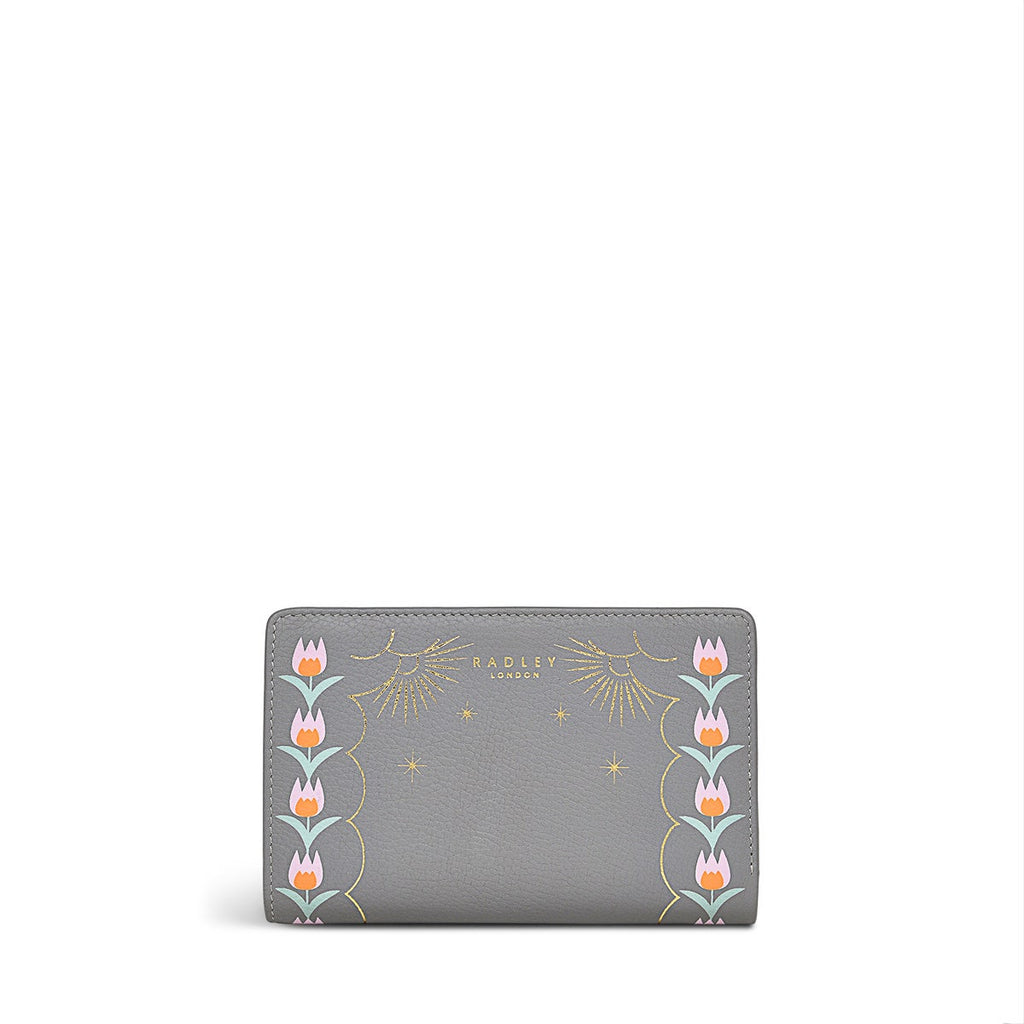 Come Rain Or Shine Leather Medium Bifold Wallet in Cloud Burst - S9307093