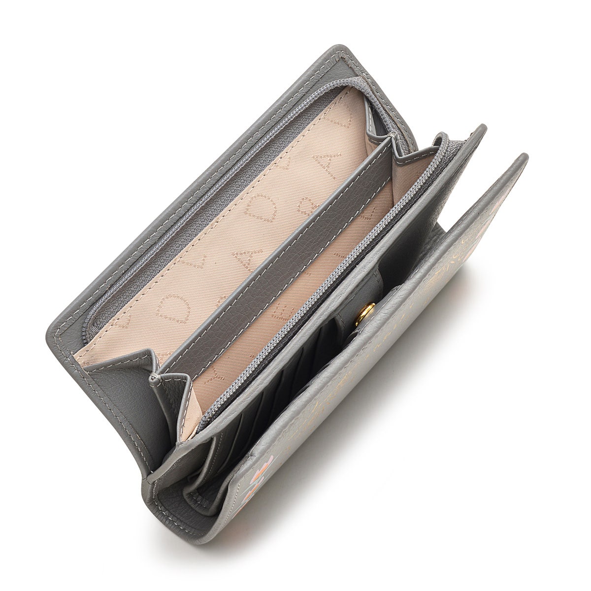 Come Rain Or Shine Leather Medium Bifold Wallet in Cloud Burst - S9307093