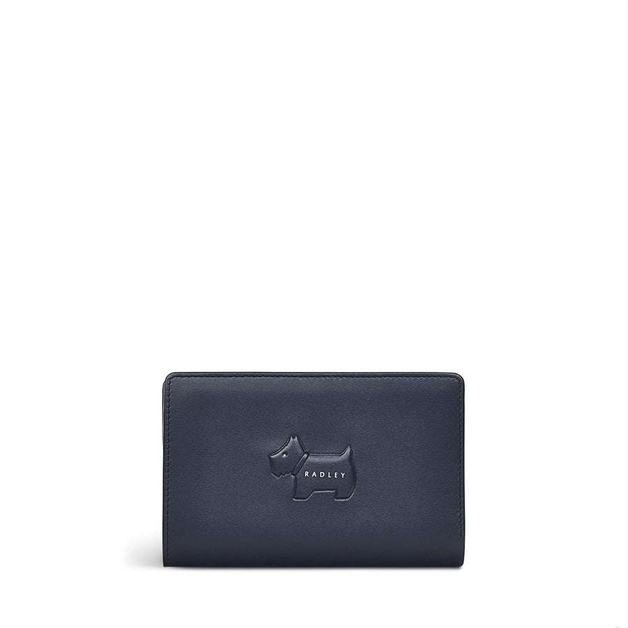 Puffy Radley Leather Medium Bifold Wallet in Ink - S9352401