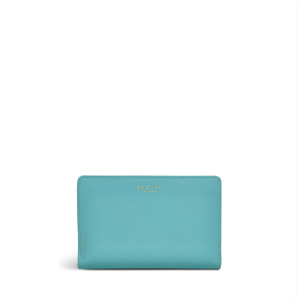 Puffy Radley Leather Medium Bifold Wallet in Ocean - S9352417