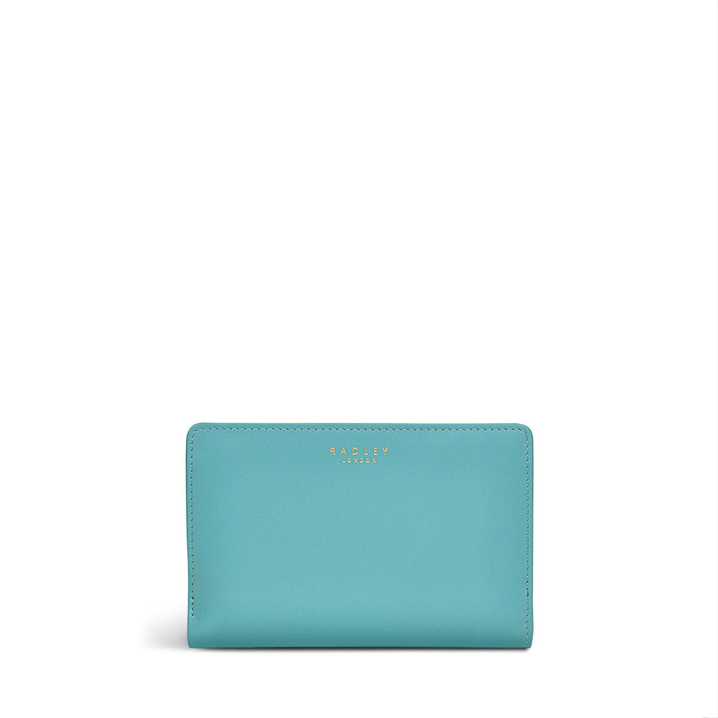Puffy Radley Leather Medium Bifold Wallet in Ocean - S9352417