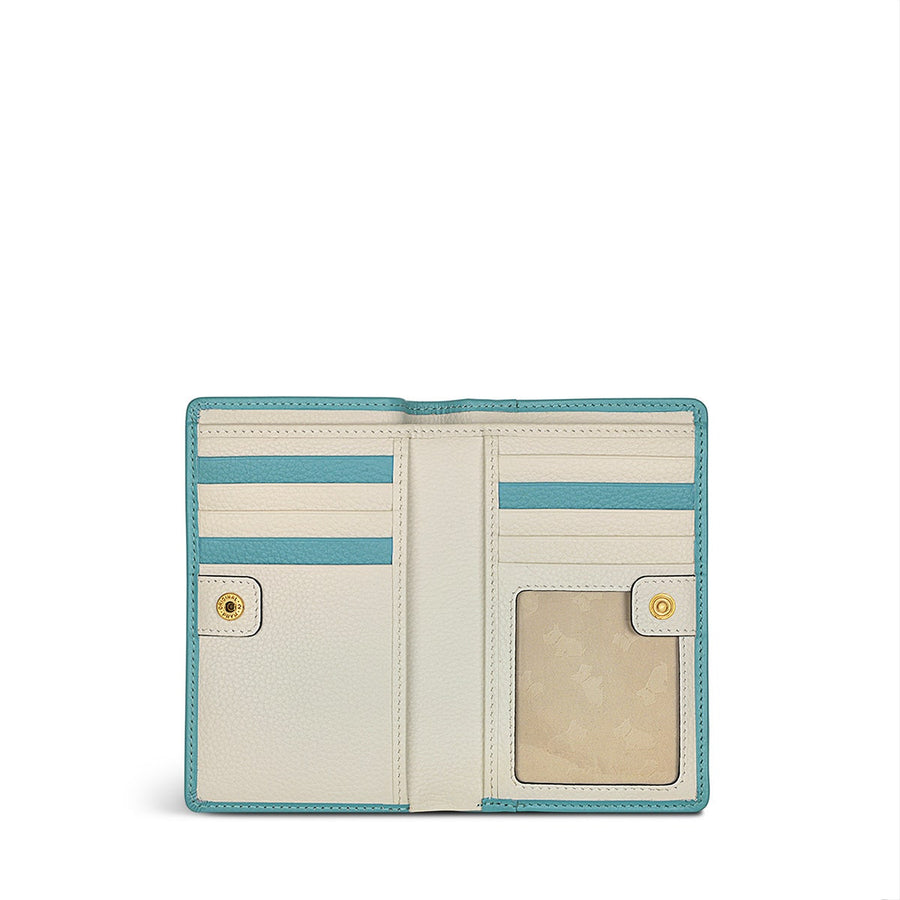 Puffy Radley Leather Medium Bifold Wallet in Ocean - S9352417