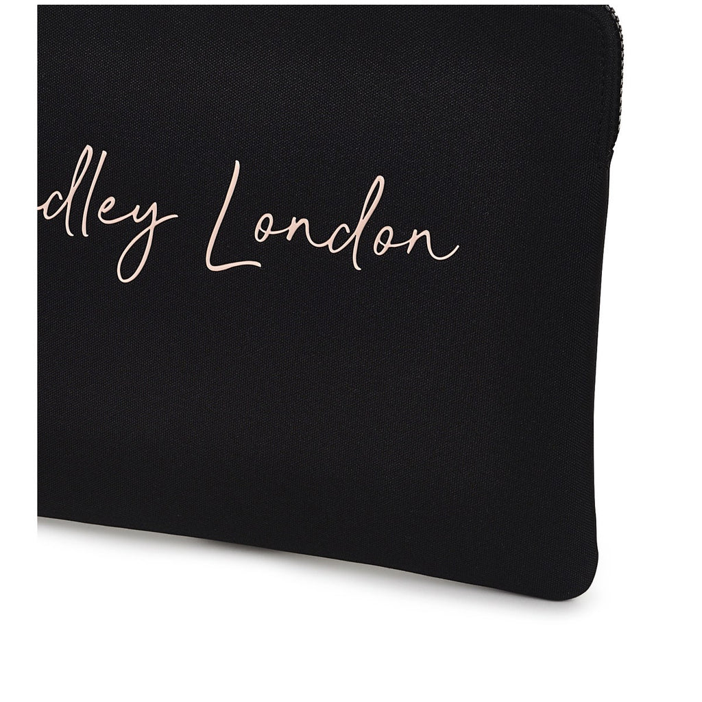 Addison Gardens Fabric Medium Laptop Pouch in Black - S9455001