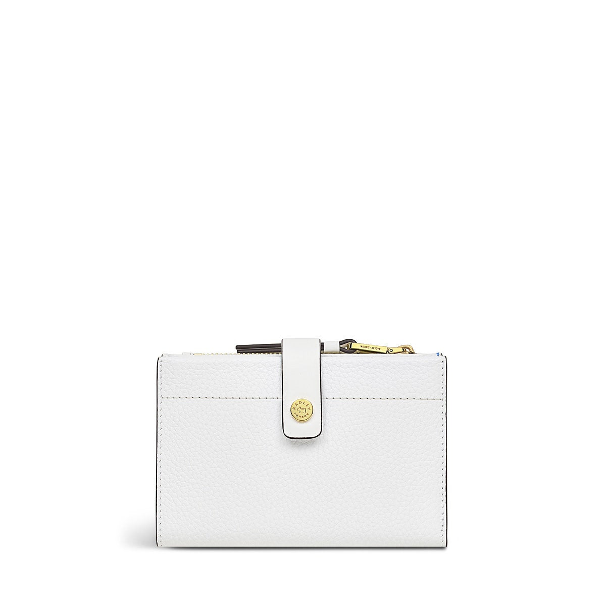 Rivington Leather Medium Bifold Wallet in Bright White - S9471100