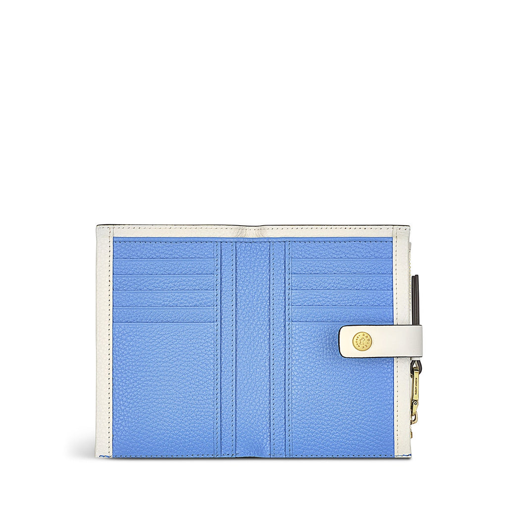 Rivington Leather Medium Bifold Wallet in Bright White - S9471100