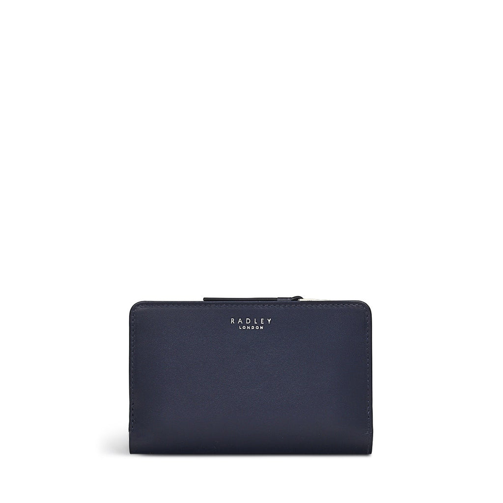 April Showers Leather Medium Bifold Wallet in Ink - S9483401
